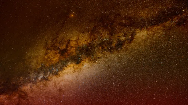 Paukščių Tako žvaigždžių krovimas 4K ekrano užsklanda