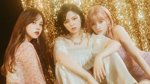 Mina & Jeongyeon עם סאנה ב-'Feel Special' MV Photoshoot מ-Twice (להקת K-Pop) 4K טפט