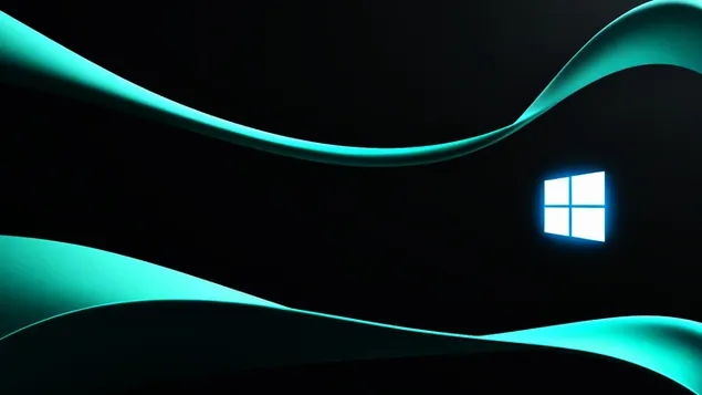 Sfondo minimalista verde per Windows 11 Dekstop v3 4K sfondo