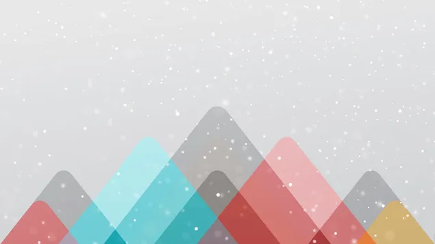 Minimalistiske bjerge om vinteren download