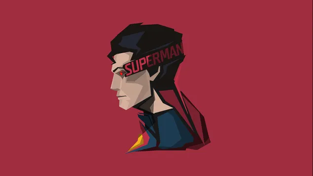 Minimalistische Superman van DC Comics