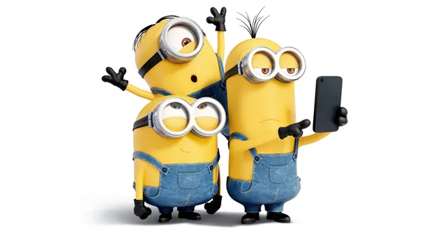 Minions the Movie: Der süße Stuart, Kevin und Bob machen ein Selfie herunterladen