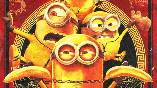 Minions: The Rise of Gru - Kevin, Stuart, Bob 4K wallpaper