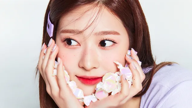 Páipéar balla Minju in ‘Oneeric Diary’ MV Shoot (2020) ó IZ*ONE (K-Pop Band)4K