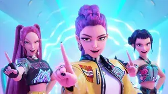 mira z rumi i zoey (grupa huntrix) - k-pop demon hunters (film) pobierz