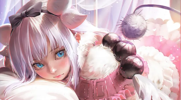 Fräulein Kobayashi Dragon Maid | Kanna Kamui 4K Hintergrundbild
