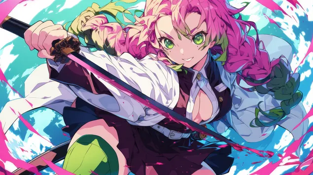 mitsuri kanroji nga demon slayer shkarkim