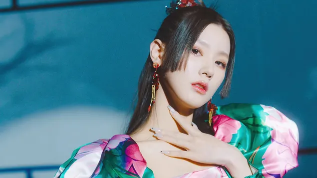 Miyeon ב-'Hwaa' MV Shoot (2021) מ-'(G)I-DLE' [K-Pop Band] 4K טפט