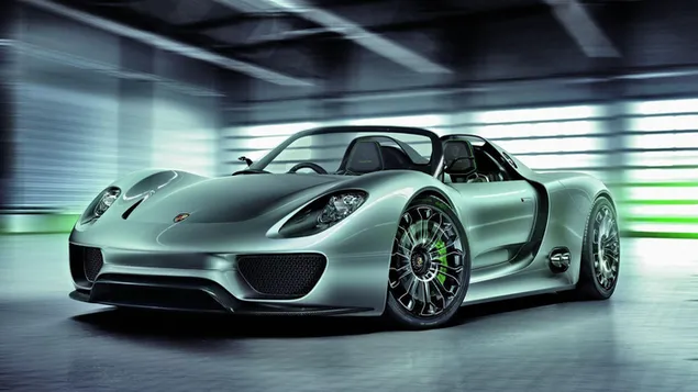 Mobil konsep kendaraan Porsche 918 Spyder Hybrid unduhan
