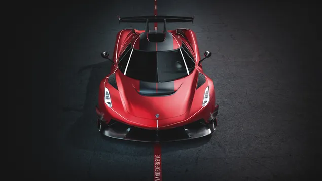 Mobil Sport Red Koenigsegg Jesko unduhan