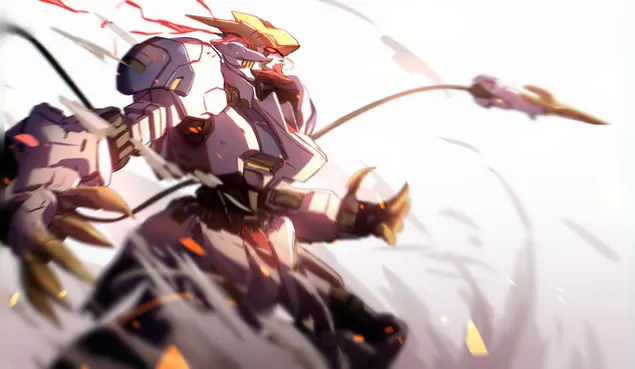 Mobile Suit Gundam Iron Blood Orphans - ASW-G-08 Gundam Barbatos Lupus Rex 2K wallpaper