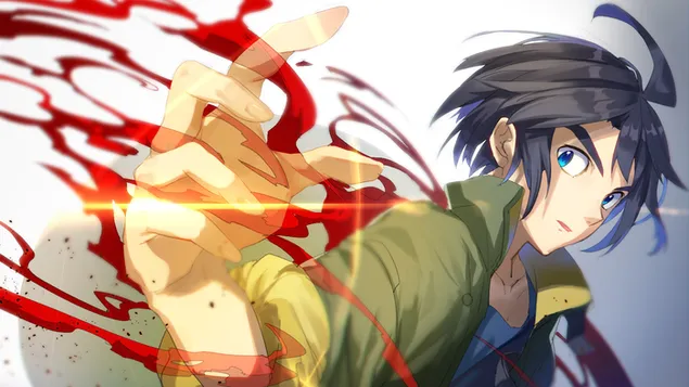 کت و شلوار موبایل Gundam: Iron Blooded Orphan - Mikazuki Augus کاغذدیواری  HD