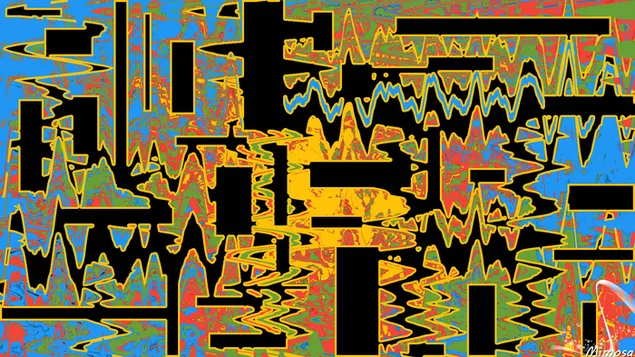 Модерно абстрактно изкуство #190 HD тапет