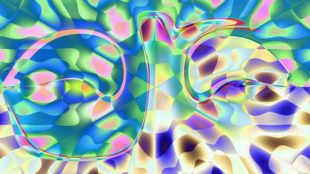 هنر انتزاعی مدرن #205 کاغذدیواری  4K