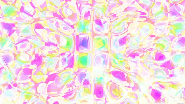 Moderne abstracte kunst #209 4K achtergrond