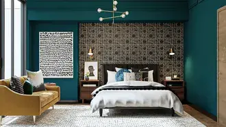 모던하고 세련된 침실 5 2K 배경화면