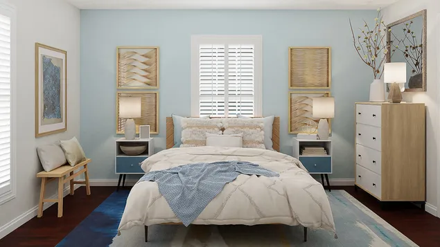 Modern and stylish bedroom 6