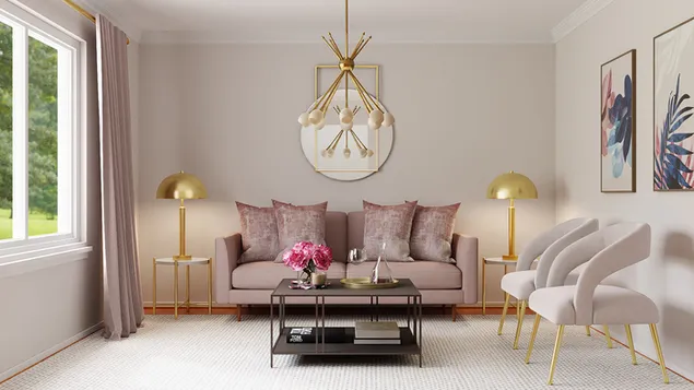 Modern and stylish living room