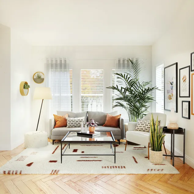 Modern and stylish spacious living room 4