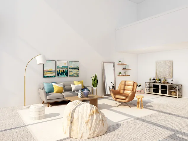 Moderne en stijlvolle ruime woonkamer 5