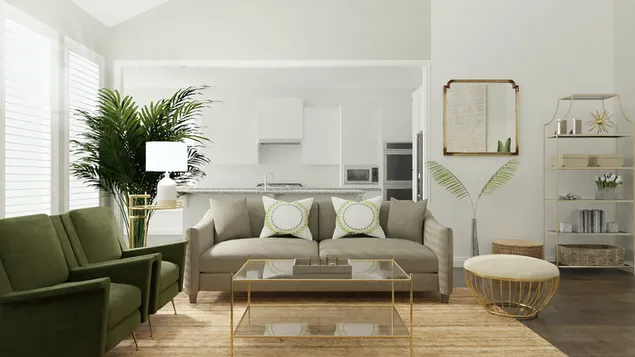 Modern and stylish spacious living room 6