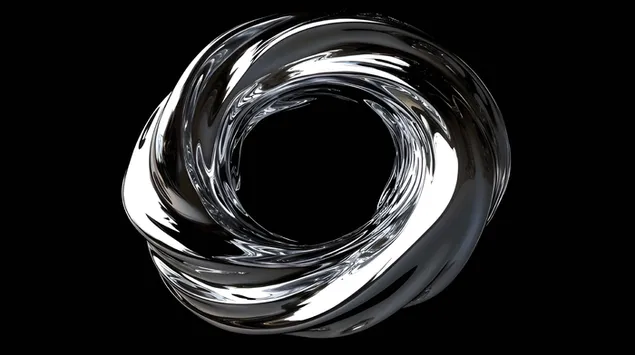 design moderno in metallo fluido in 3d scarica