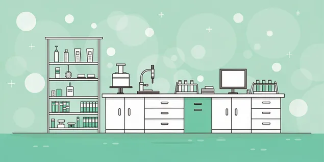 Araştırma ve Geliştirme için Modern Bilimsel Laboratuvar Ekipmanları ve Malzemeleri 4K duvar kağıdı