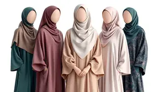 decentni moda: elegantni kolekce hidzabu a abaji stahnout