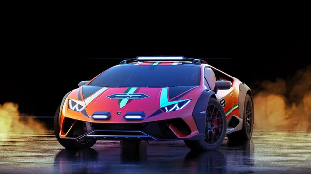 Modified Lamborghini sports edition  4K wallpaper