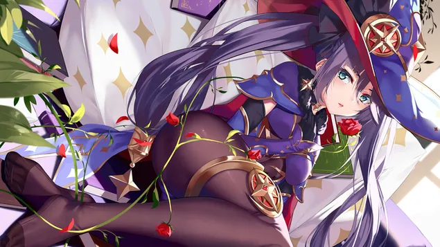 Mona - Genshin Impact（在線視頻遊戲） 4K 壁紙