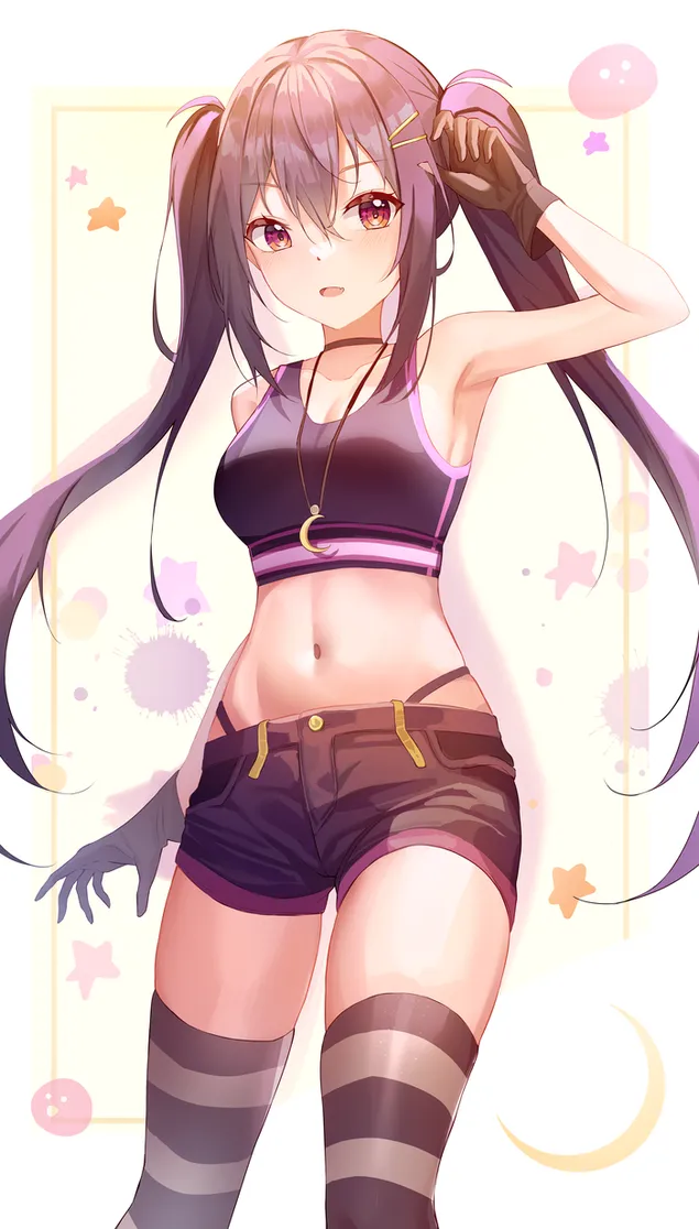 vestito corto caldo di mona | genshin impact scarica