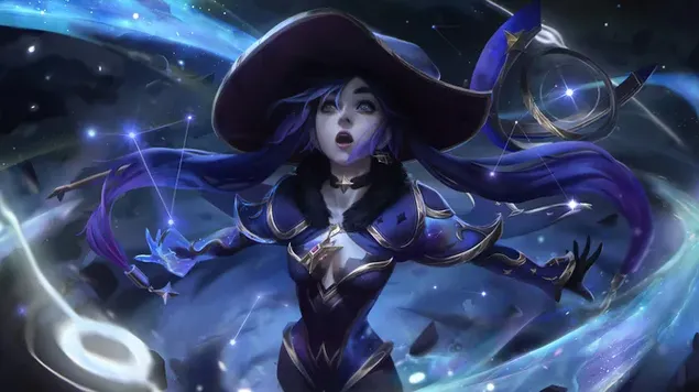 Mona Megistus（奇幻艺术）| Genshin Impact（动漫电子游戏） 4K 壁纸