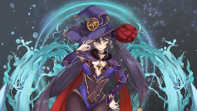 Мона Мегистус - Genshin Impact [аниме видеоигра] 4K обои