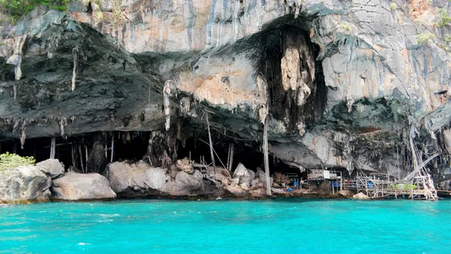 Trá moncaí ar Oileán Phi Phi - Turas Téalainn Phuket íoslódáil