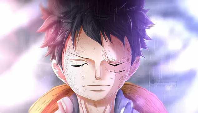Monkey D. Luffy Semua Pukul 2K kertas dinding