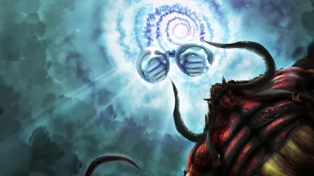 Páipéar balla Moncaí D Luffy Gear 3 vs Kaido4K