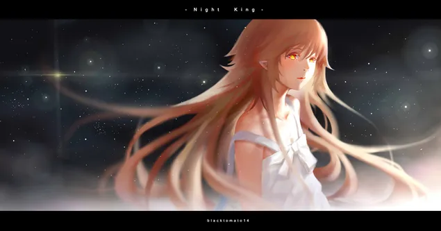 Taustpilt Monogatari sari – Shinobu Oshino (vampiir) 4K