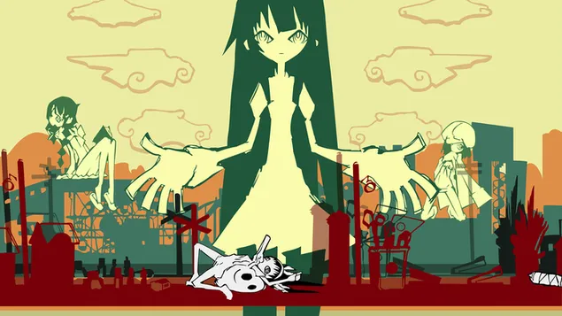 Monogatari 4K bakgrund