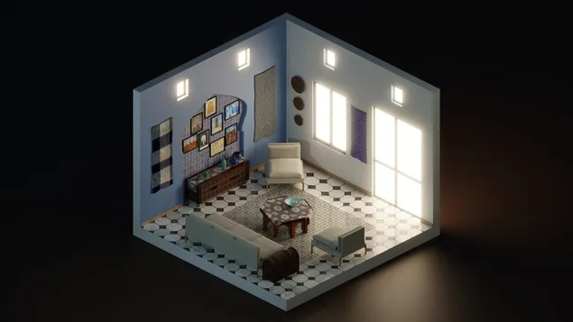 Fas bekleme odası 4K duvar kağıdı