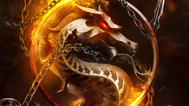 Mortal Kombat-logo vuur