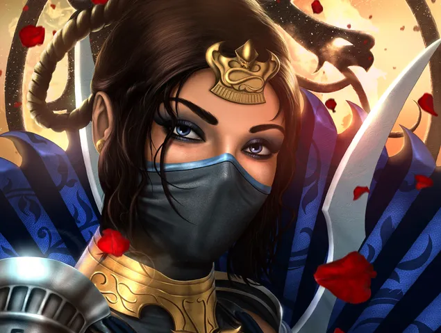 Mortal Kombat X - Prinsessan Kitana 4K bakgrund