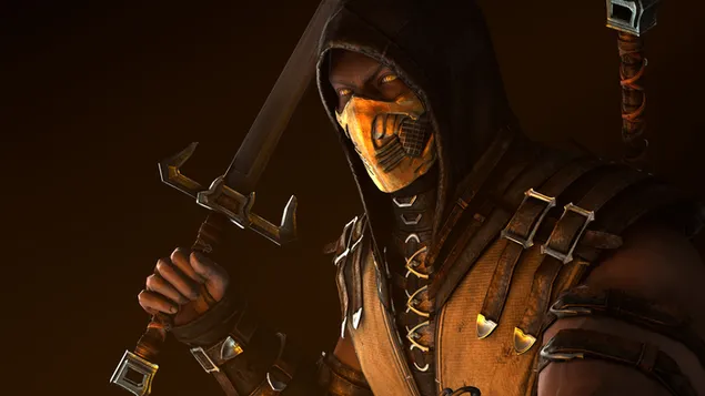 Mortal Kombat X - The Ninja from Hell (Scorpion) 2K bakgrund
