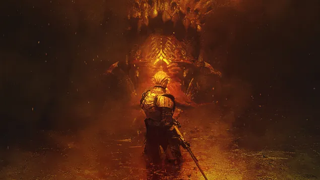 Mortal Shell Warrior Art 4K ekrano užsklanda