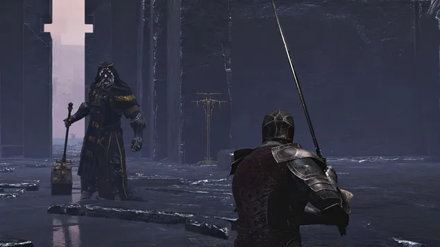 קונכיית תמותה (לוחם) 4K טפט