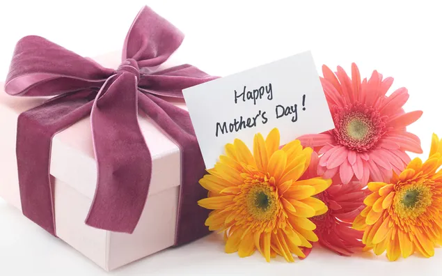 Muttertag-Notiz-Geschenk-Box-Blume herunterladen