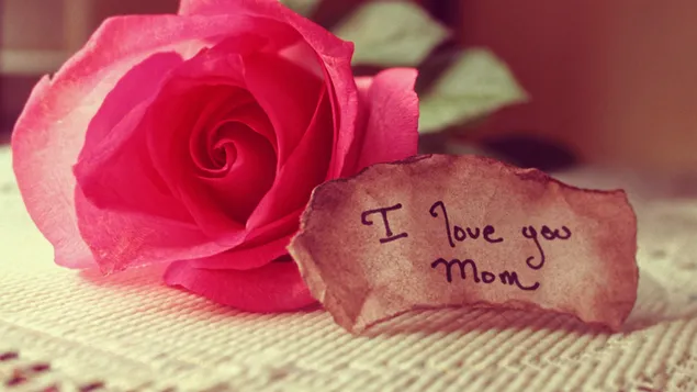 Mother's Day Note I Love You Mom