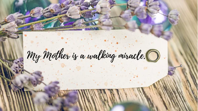 คุณแม่กำลังเดินปาฏิหาริย์ 4K วอลเปเปอร์