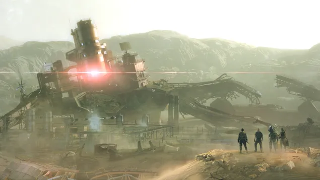 Mothership Of Metal Gear Survive Hd Wallpaper Download