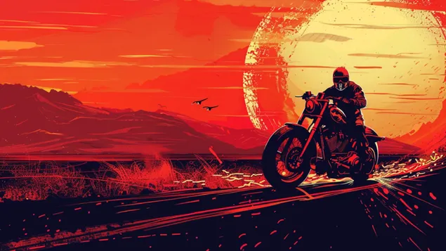 Harley-vibes voor motorfietsen HD achtergrond