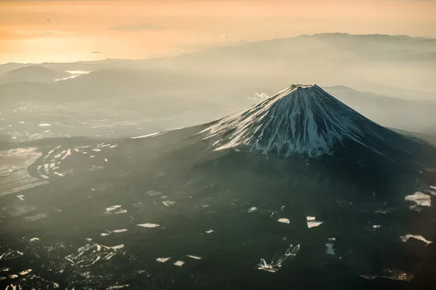 富士山、日本